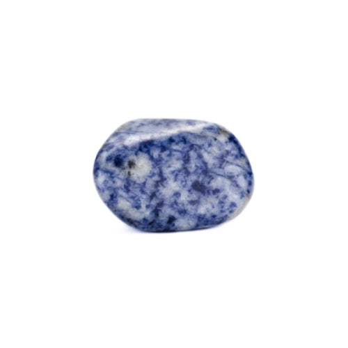 Pierre sodalite bleu foncé naturelle en lithothérapie liée à la clarté mentale et à la confiance
