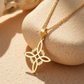 Collier Bouclier Mystique - Nœud de Sorcière - Jardin de Gaïa