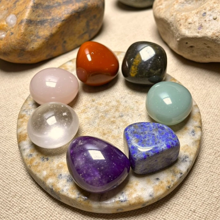 Reiki Chakras - 7 Pierres Polies