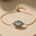 Bracelet Oeil Bleu - Protection du Mauvais Œil - Jardin de Gaïa