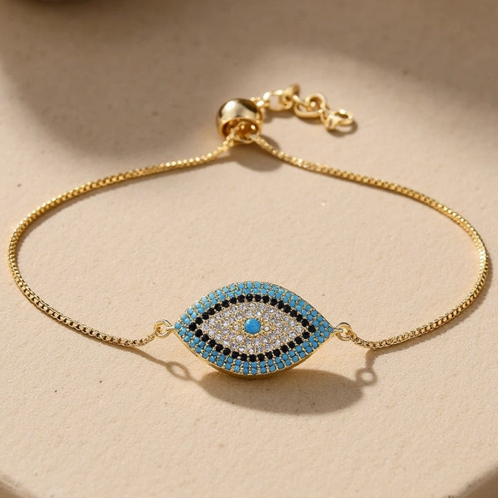 Bracelet Oeil Bleu - Protection du Mauvais Œil
