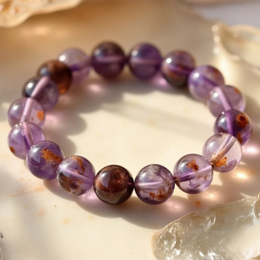 Bracelet "Âme de Lumière" en Auralite-23