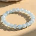 Bracelet Bonheur en Aigue-Marine - Jardin de Gaïa