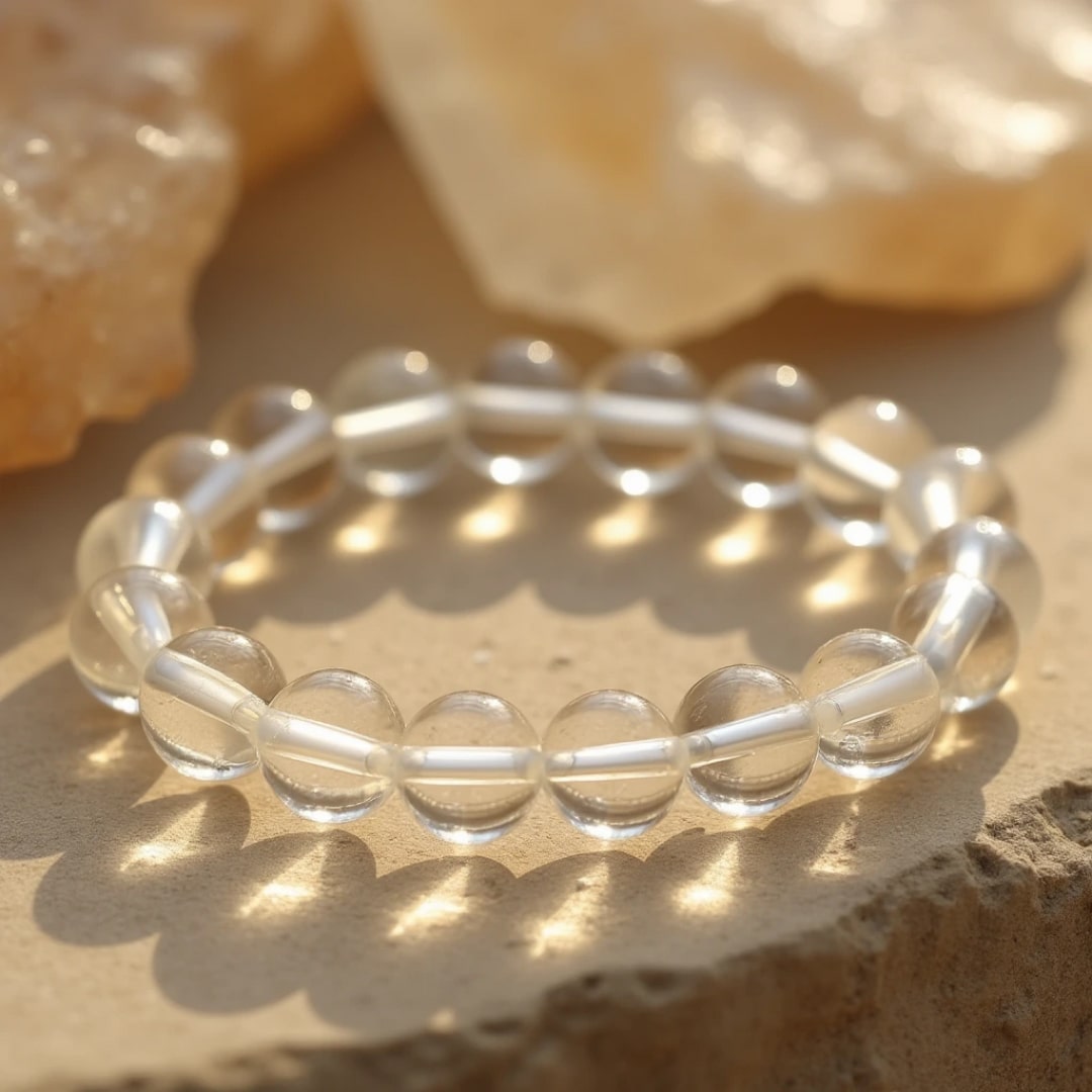Bracelet "Harmonie Pure" en Cristal de Roche