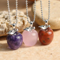 Pendentif Pomme en Pierre Naturelle - Jardin de Gaïa