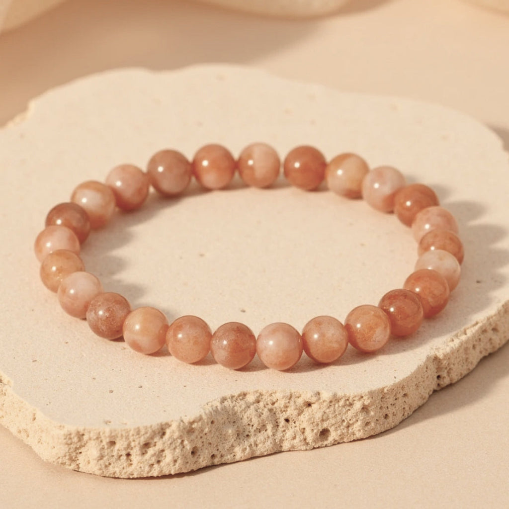 Bracelet "Joie de l'être" en Pierre de Soleil