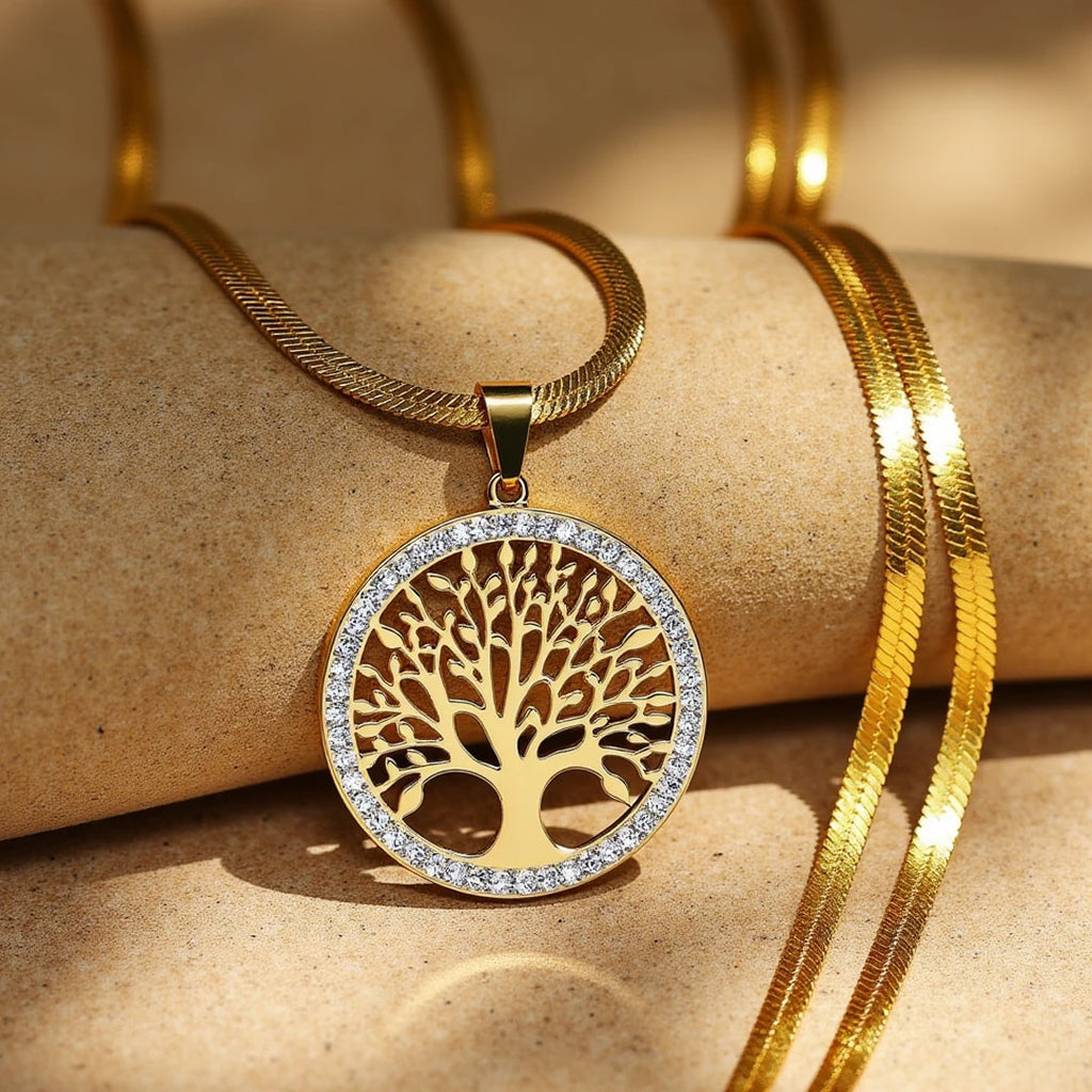 Pendentif Arbre de Vie Scintillant