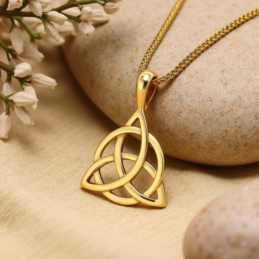 Pendentif "Triquetra" en Acier Inoxydable