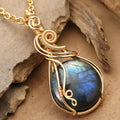 Pendentif Œil de l’Univers en Labradorite - Jardin de Gaïa
