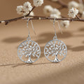 Boucles d’Oreilles Arbre de Vie en Argent - Jardin de Gaïa