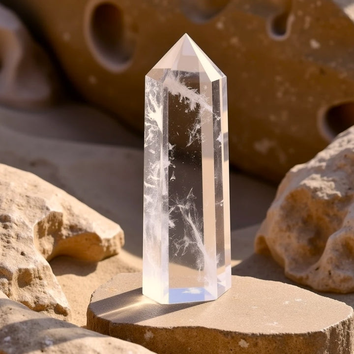 Pointe Purificatrice en Cristal de Roche