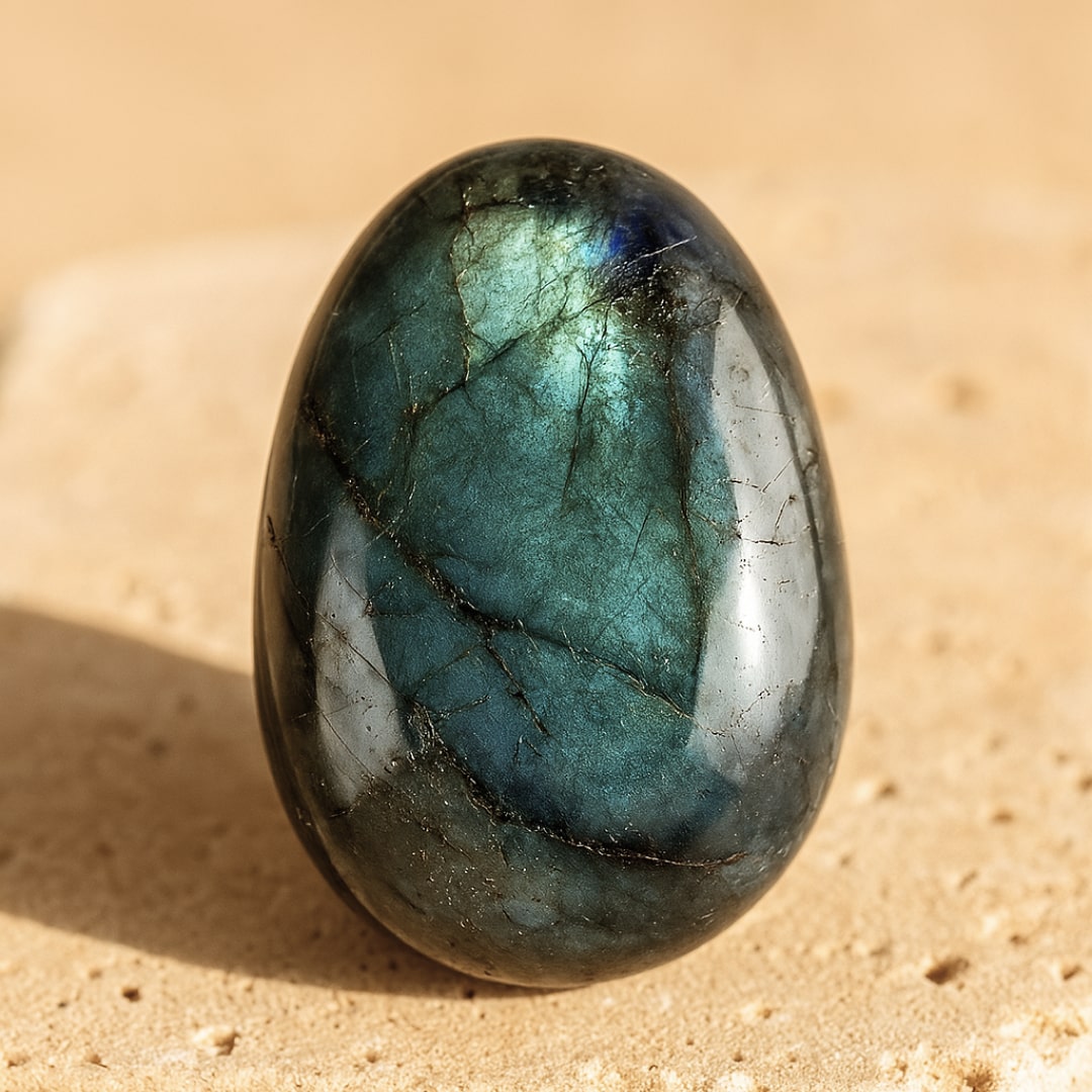 Galet en Labradorite de Madagascar - Protection