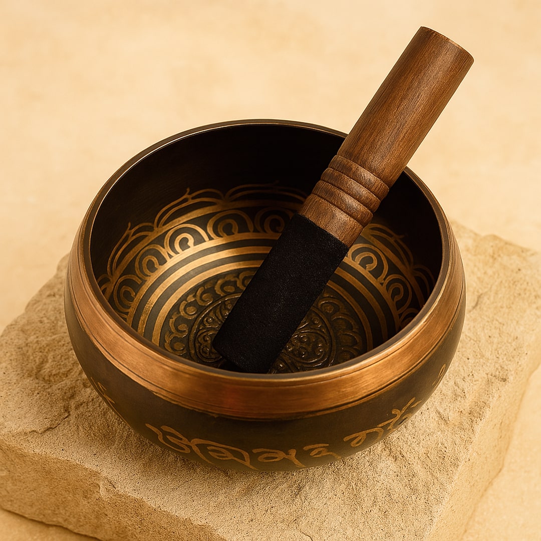 Bol Chantant du Népal Fait à la Main