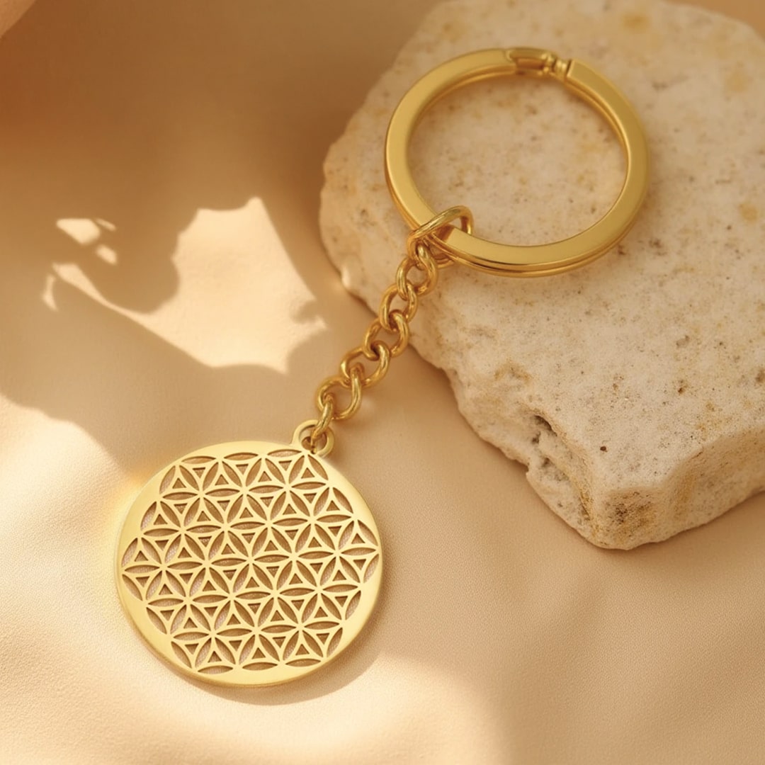 Porte-Clés Fleur de Vie