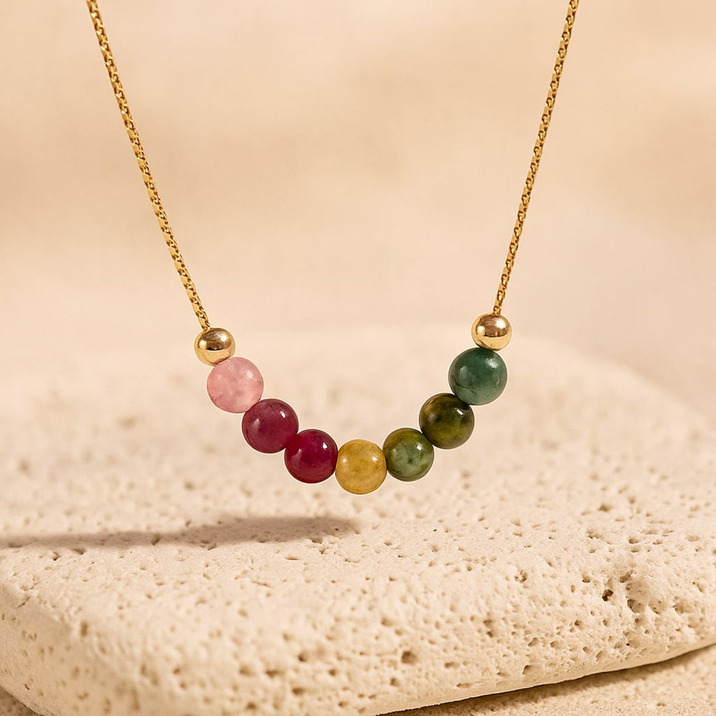 Collier "Arc d’Énergie" en Tourmaline