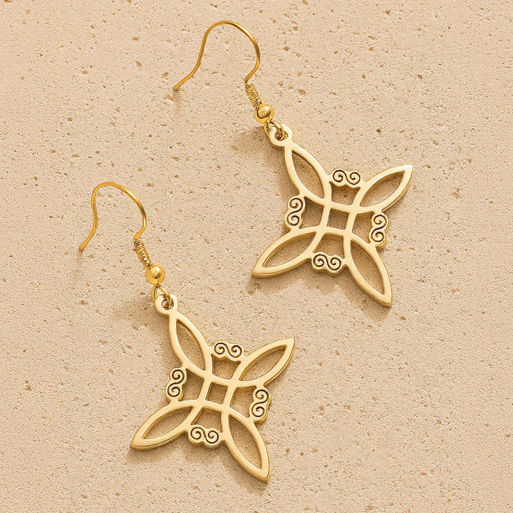 Boucles d’Oreilles "Protection Enchantée" en Nœud de Sorcière