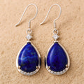 Boucles d’Oreilles Lumière Azurée en Lapis Lazuli - Jardin de Gaïa