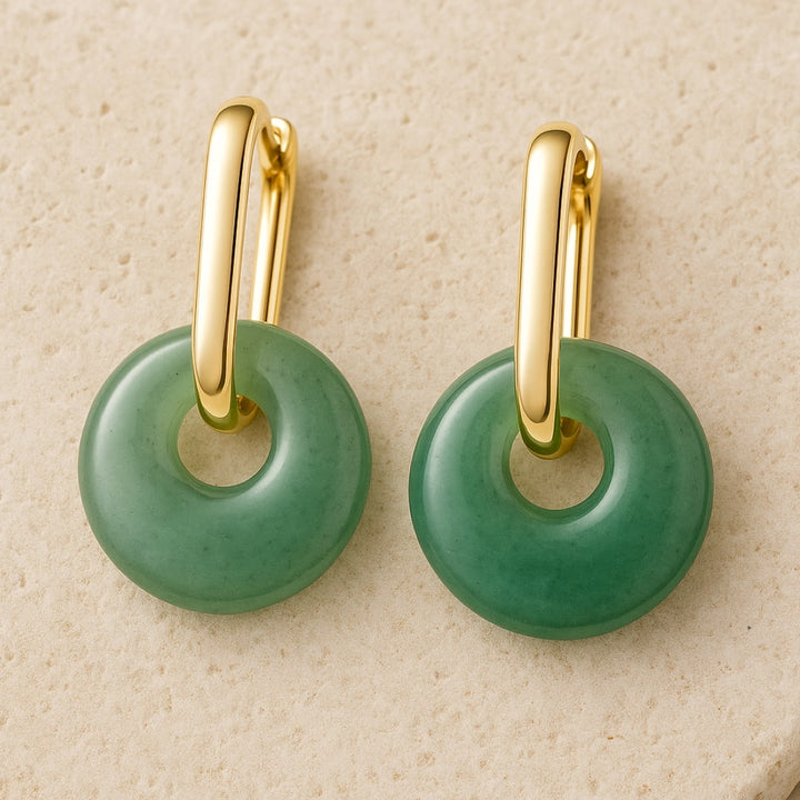 Créoles "Éclat Minéral" en Pierres Naturelles