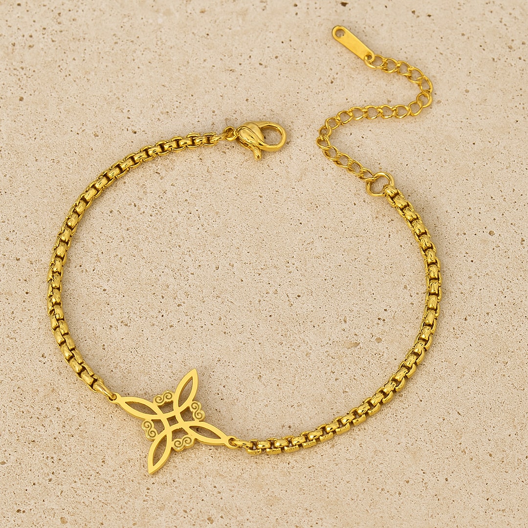 Bracelet "Lien Sacré" - Noeud de Sorcière