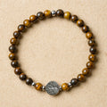 Bracelet Confiance & Sécurité en Œil de Tigre - Jardin de Gaïa