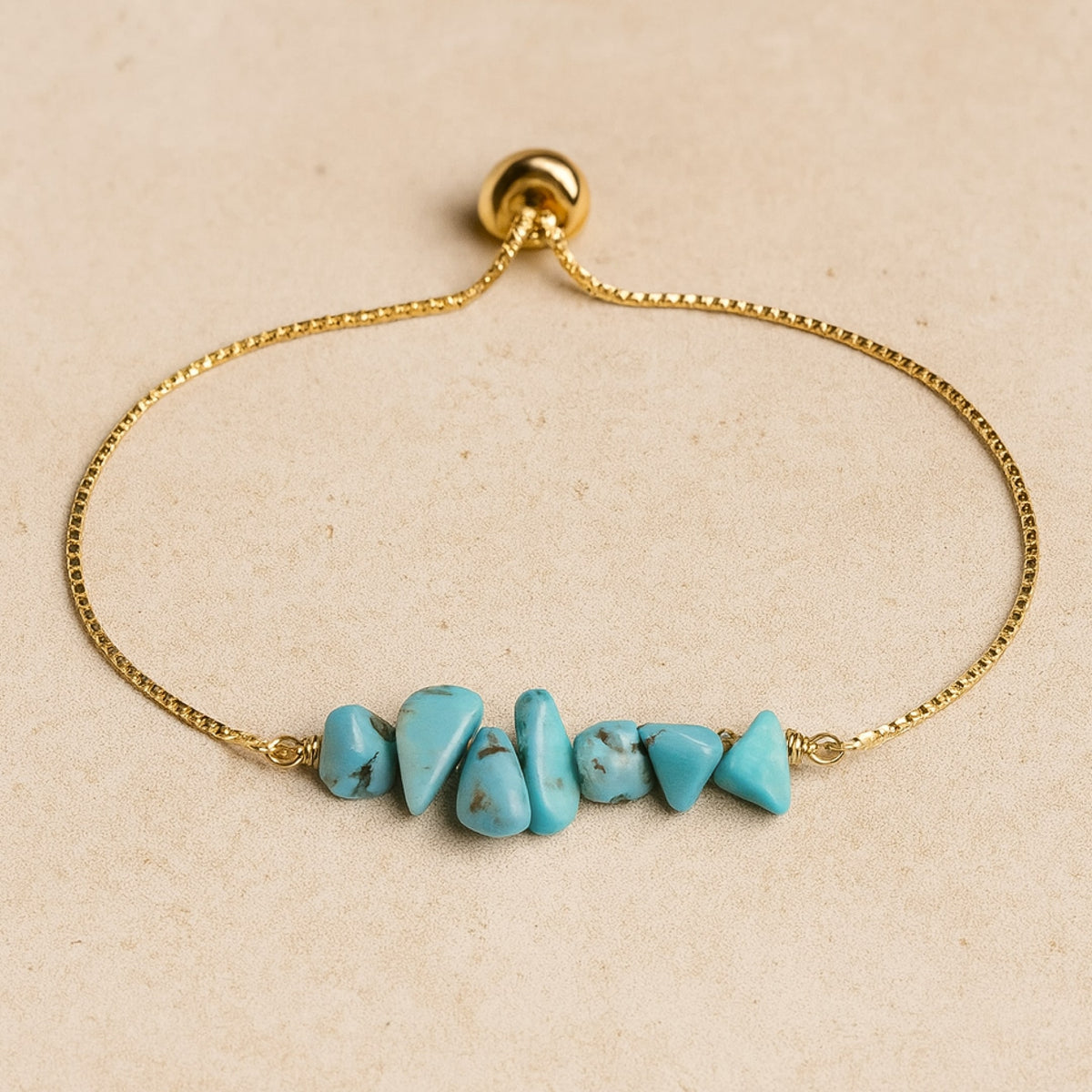 Bracelet Fin en Pierres Irrégulières Naturelles