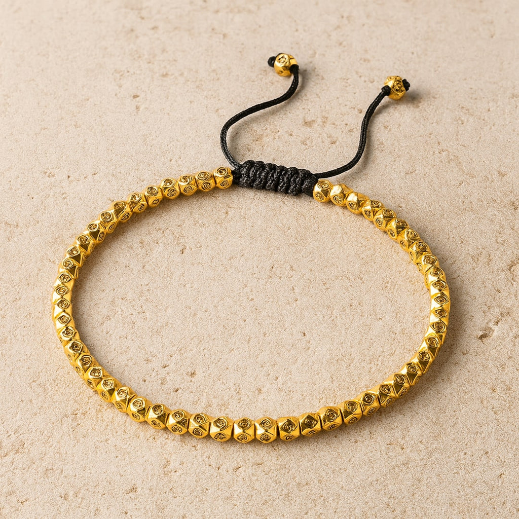 Bracelet "Harmonie Tibétaine" en Perles Facettées