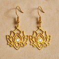 Boucles d’Oreilles Reflet de Lotus - Jardin de Gaïa