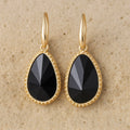 Boucles d’Oreilles Protection Intérieure en Onyx - Jardin de Gaïa