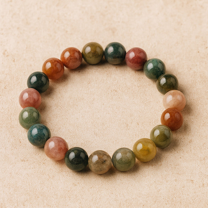 Bracelet "Paix Intérieure" en Agate Indienne
