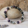 Bracelet Haute Vibration en Pierres Naturelles - Jardin de Gaïa