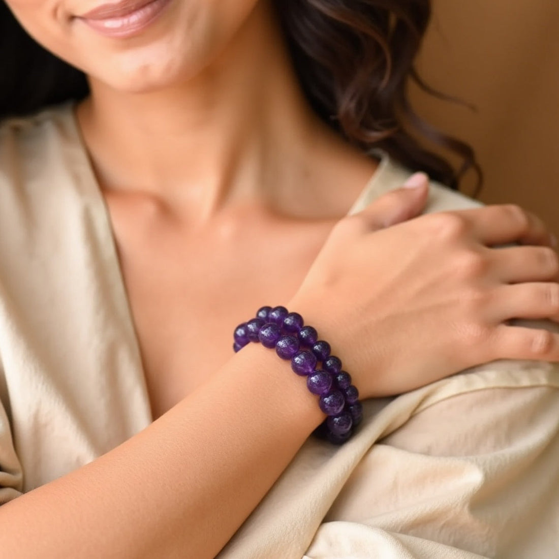 Bracelet "Apaisement" en Améthyste