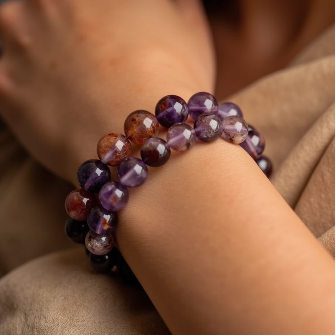 Bracelet "Âme de Lumière" en Auralite-23