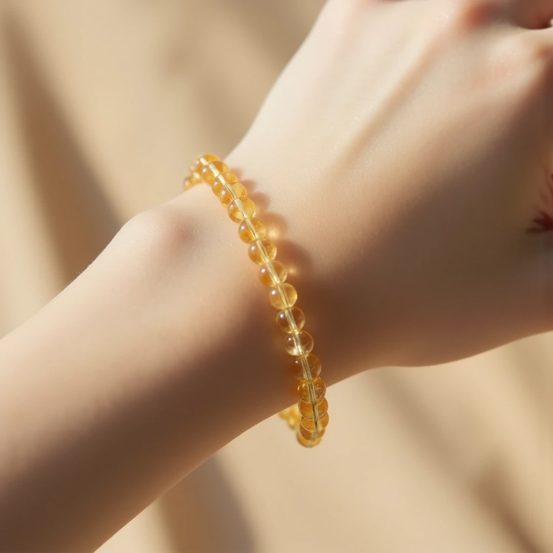 Bracelet "Éclat de Prospérité" en Citrine