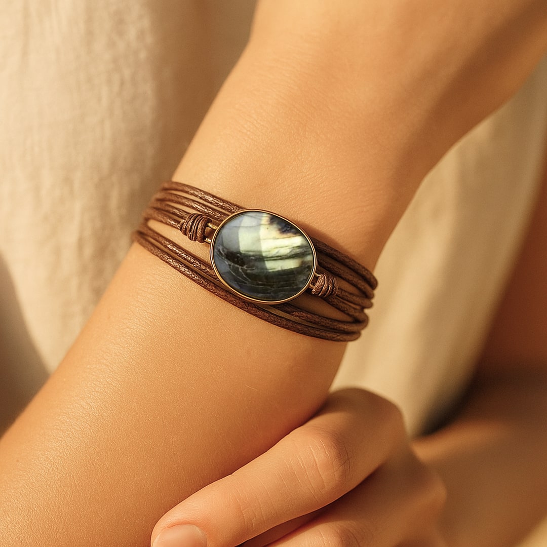 Bracelet "Libération" en Labradorite