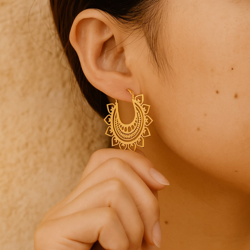 Boucles d’Oreilles "Sundari"