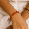 Bracelet en Cornaline - Jardin de Gaïa