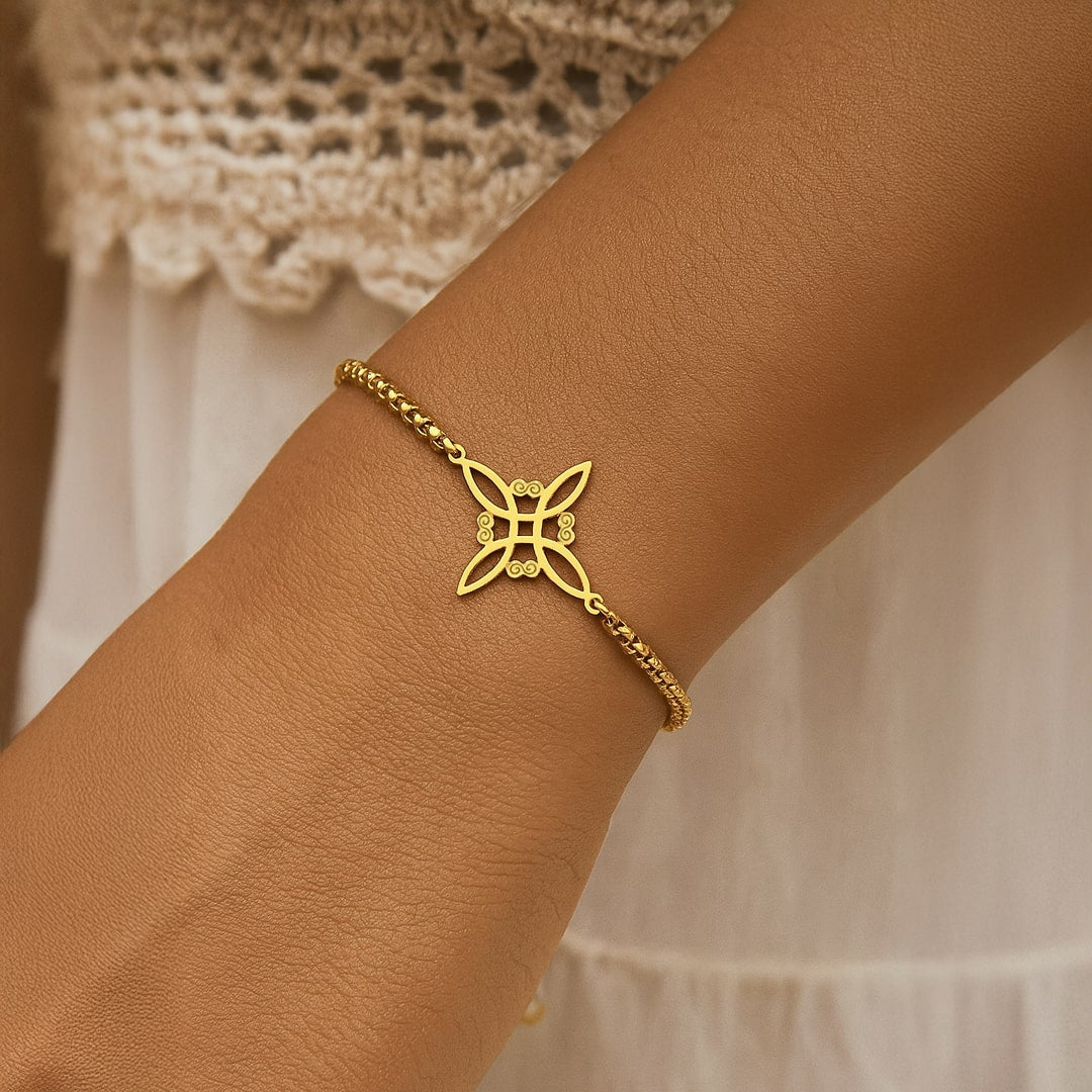 Bracelet "Lien Sacré" - Noeud de Sorcière