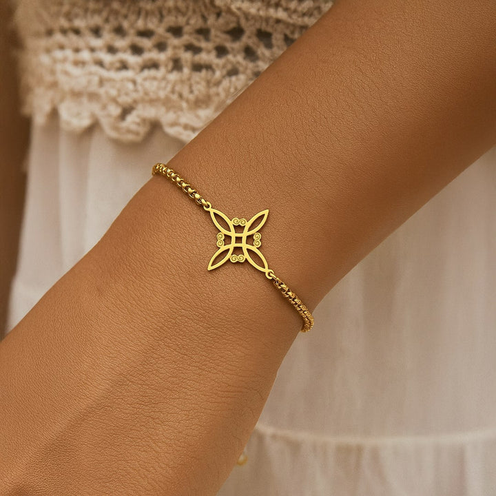 Bracelet "Lien Sacré" - Noeud de Sorcière