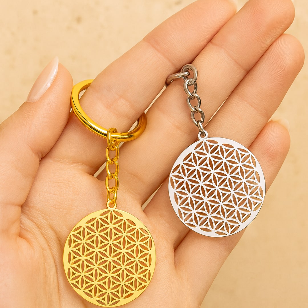 Porte-Clés Fleur de Vie