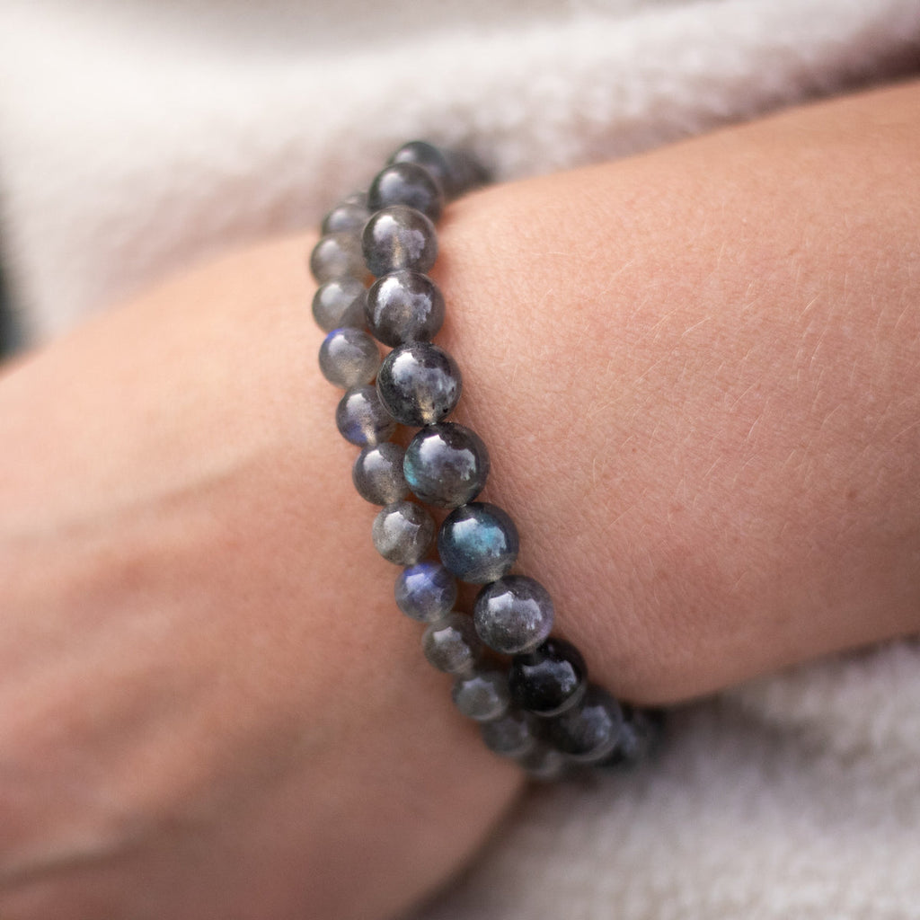 Bracelet "Bouclier de Protection" en Labradorite
