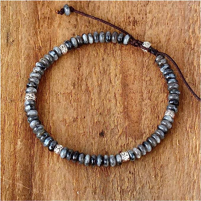 Bracelet "Force Intérieure" en Larvikite