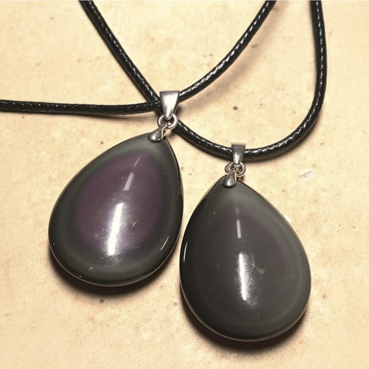 Pendentif en Obsidienne Œil Céleste