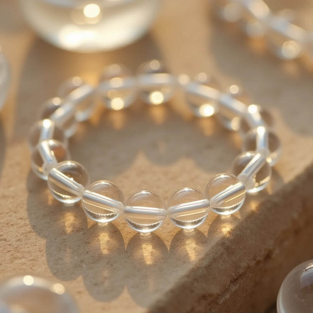 Bracelet "Harmonie Pure" en Cristal de Roche