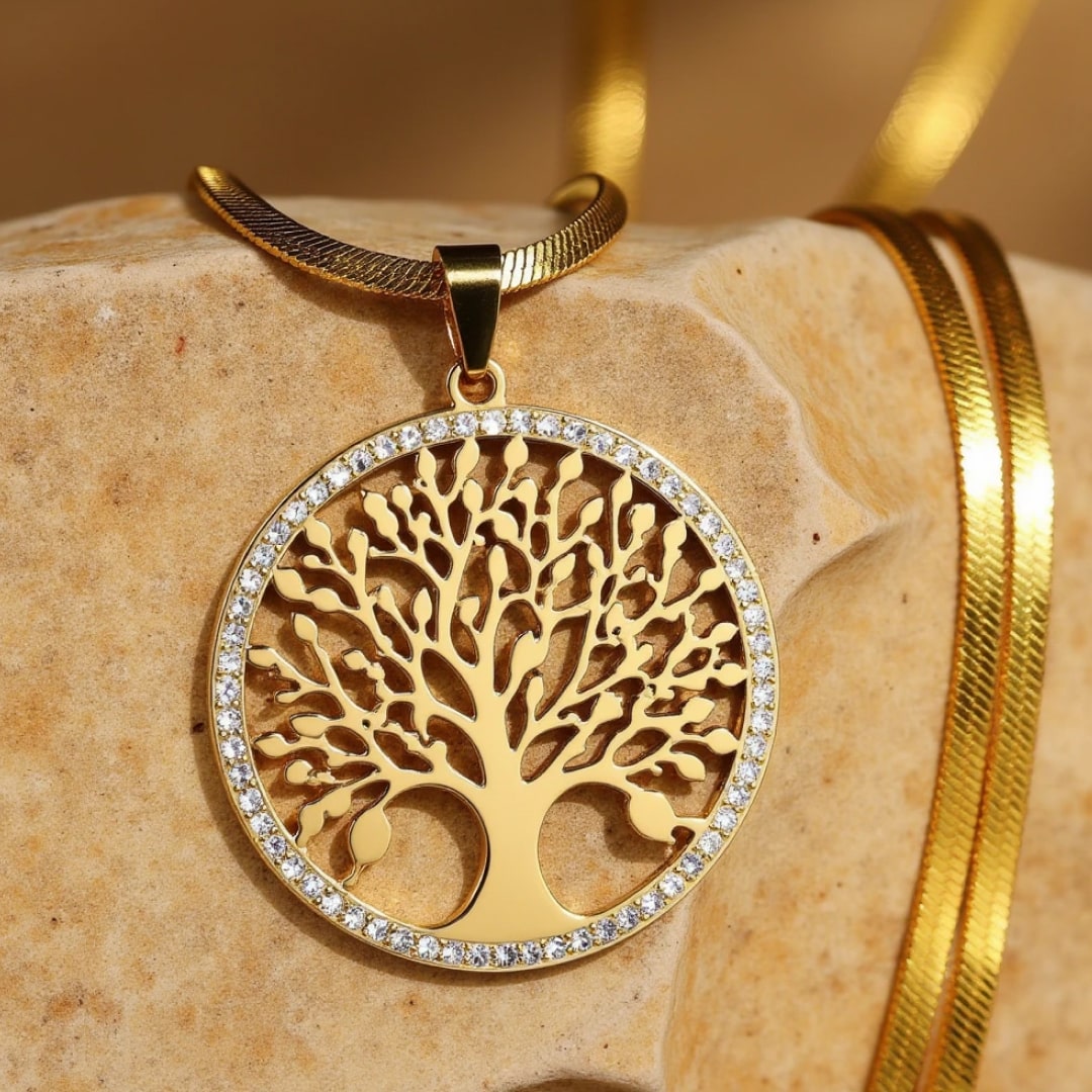 Pendentif Arbre de Vie Scintillant