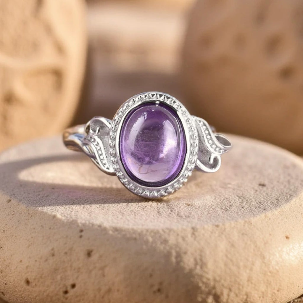 Bague "Harmonie Purificatrice" en Améthyste