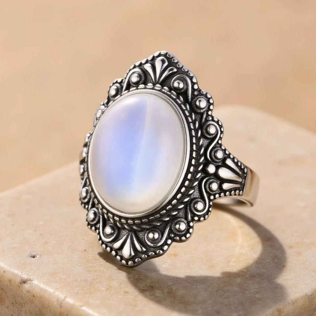 Bague "Présage" en Pierre de Lune