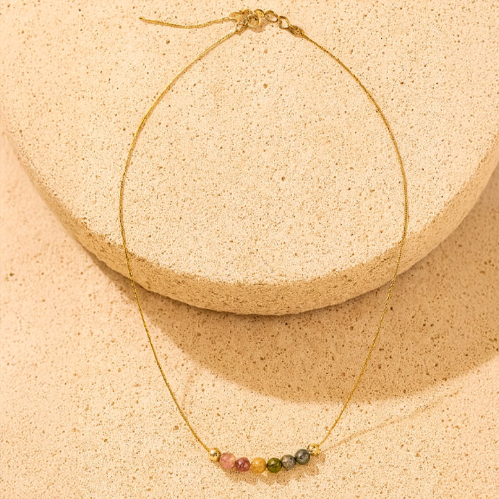 Collier "Arc d’Énergie" en Tourmaline