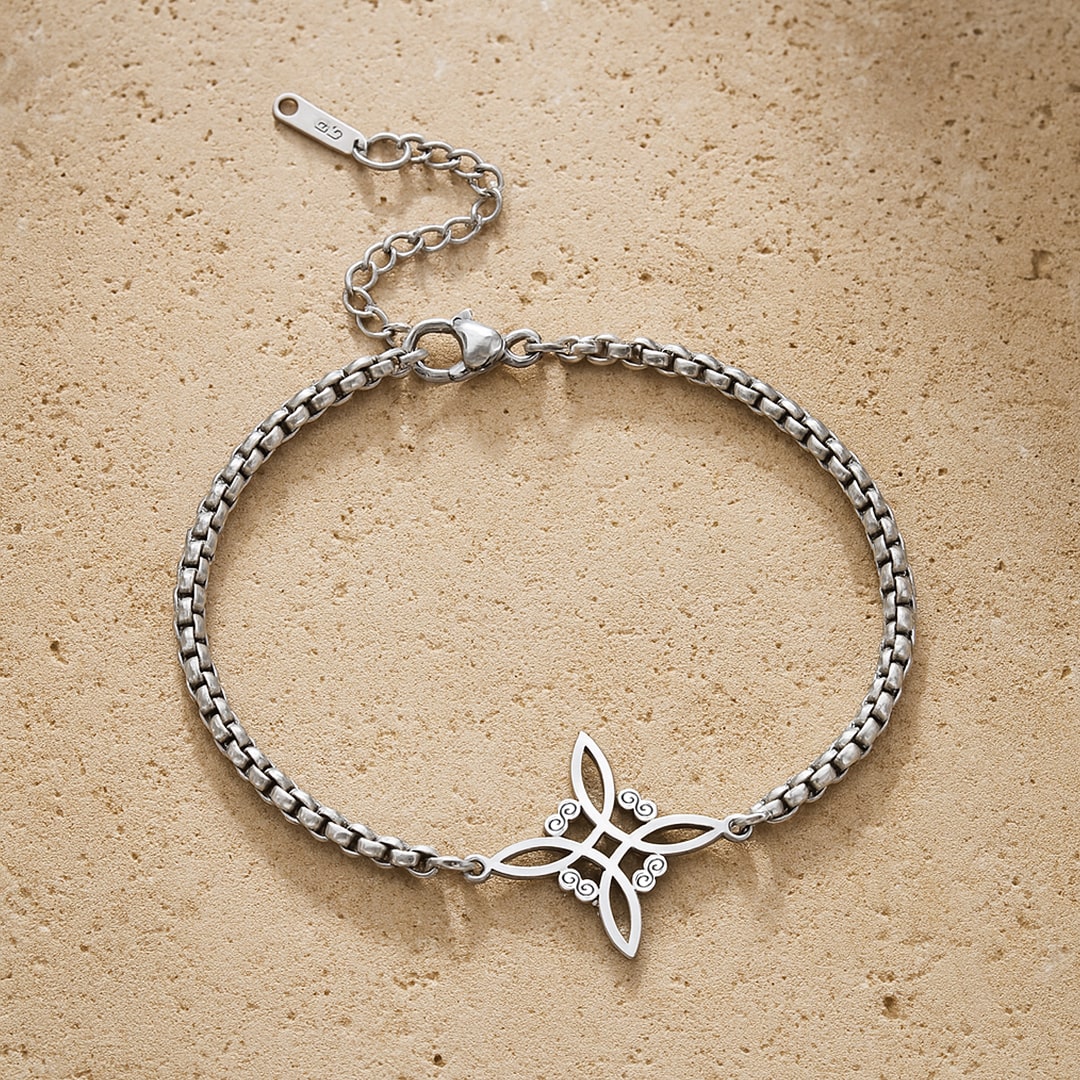 Bracelet "Lien Sacré" - Noeud de Sorcière