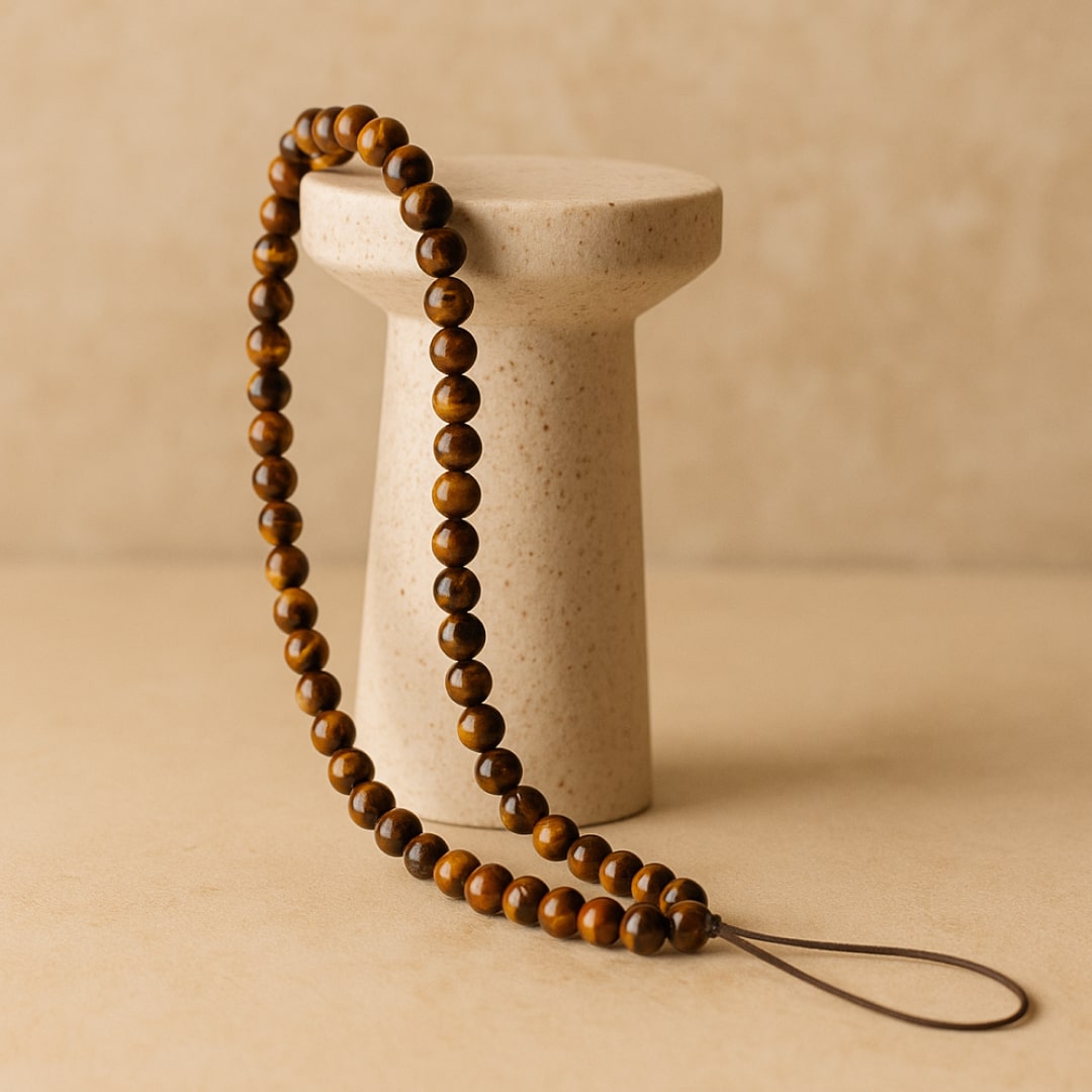 Chaîne de Téléphone en Pierres Naturelles