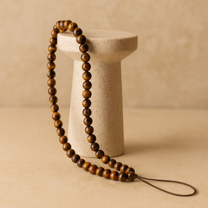 Chaîne de Téléphone en Pierres Naturelles